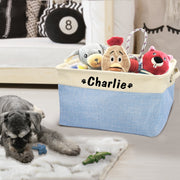 Personalized Dog Toys Storage Baskets - marteum
