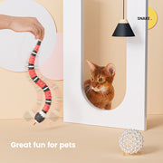 Smart Sensing Snake Cat Toys - marteum