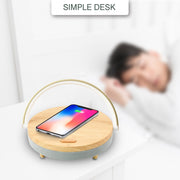 Wood Wireless Chargers LED Lamp - marteum