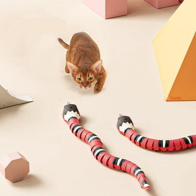 Smart Sensing Snake Cat Toys - marteum